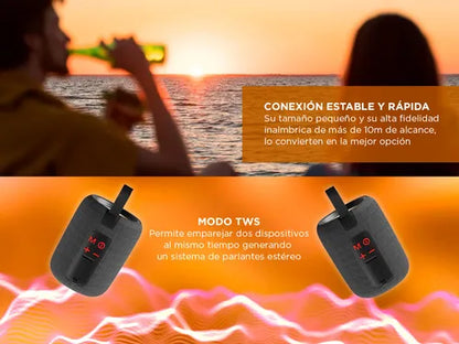 Parlante Portatil Bluetooth Gadnic Pro Batería Recargable