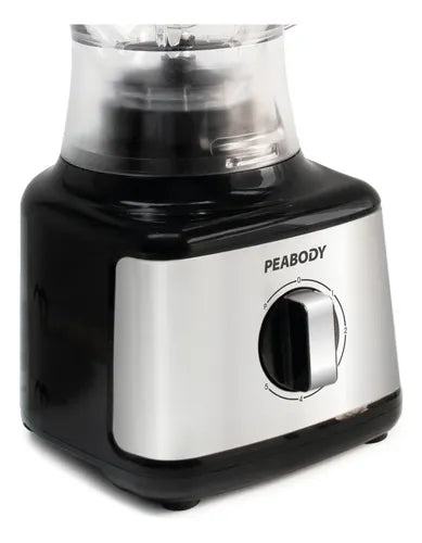Licuadora Peabody Pe-ln601 600W 1,5 Litros 5 Velocidades Color Negro y Gris