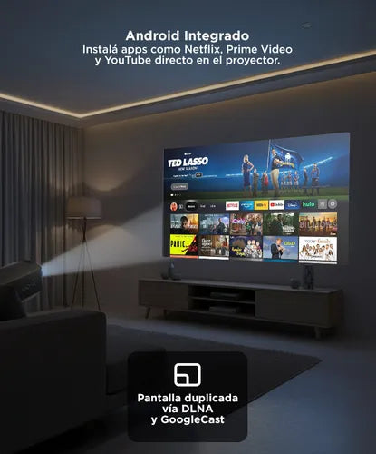 Proyector Gadnic 9500 Lúmenes | Wi-Fi, Bluetooth y Cine en Casa