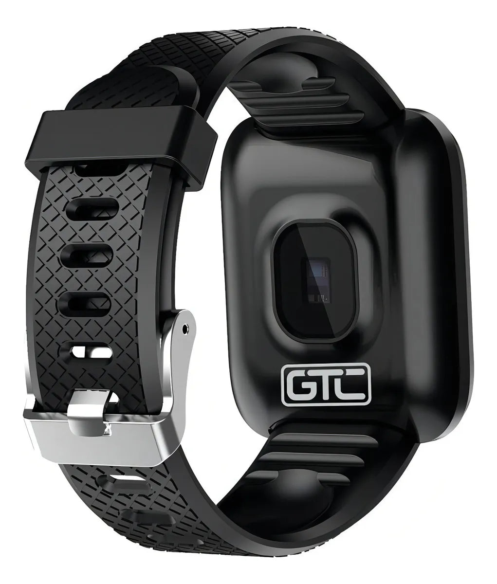 Smart Watch Gtc Swg-003 Reloj Inteligente Color de la caja Roja Color de la malla Negro