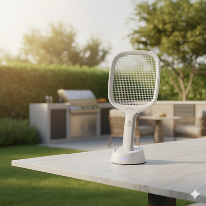 Paleta Matamosquitos Recargable UV | Trampa Zapper 2-en-1